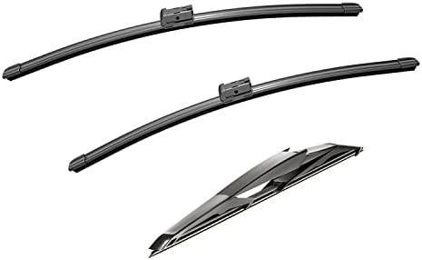 PARRATI® High Performance Premium All-Season Automotive Windshield Wipers with Rear Wiper Blades , Replacement for 2006-2011 Chevrolet HHR ,Easy to Install 18"+18"+11"(Set of 3)