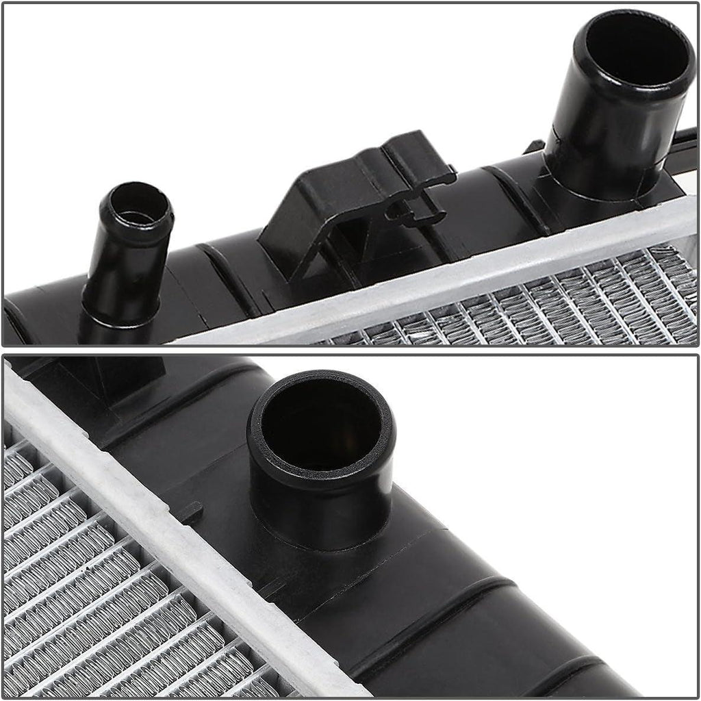 OEM-RA-2727 Aluminum Radiator Compatible with 04-06 Malibu 3.5L 3.9L AT,26-3/4" W X 14-1/2" H X 7/8" D,1-5/16" Inlet / 1-3/8" Outlet