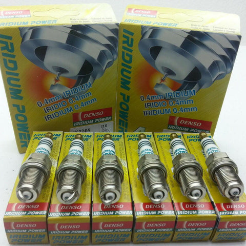 6X DENSO Spark Plug'S-Iridium Power # IK20
