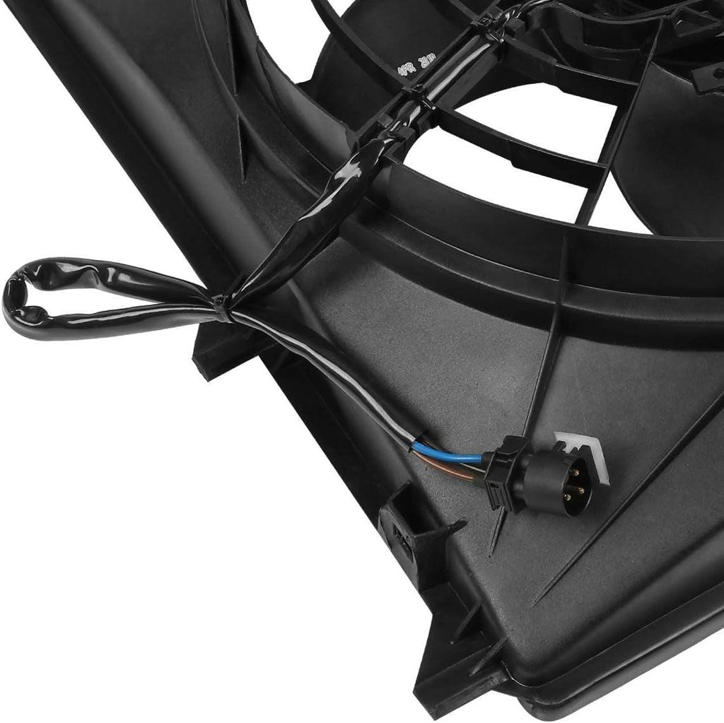 OEM-RF-0058 Factory Style Radiator Cooling Fan Cooling Efficiency Improved Direct Replacement [Compatible with 96-99 BMW 318I / 96-99 318Is / 96-99 318Ti / 96-98 Z3] Black