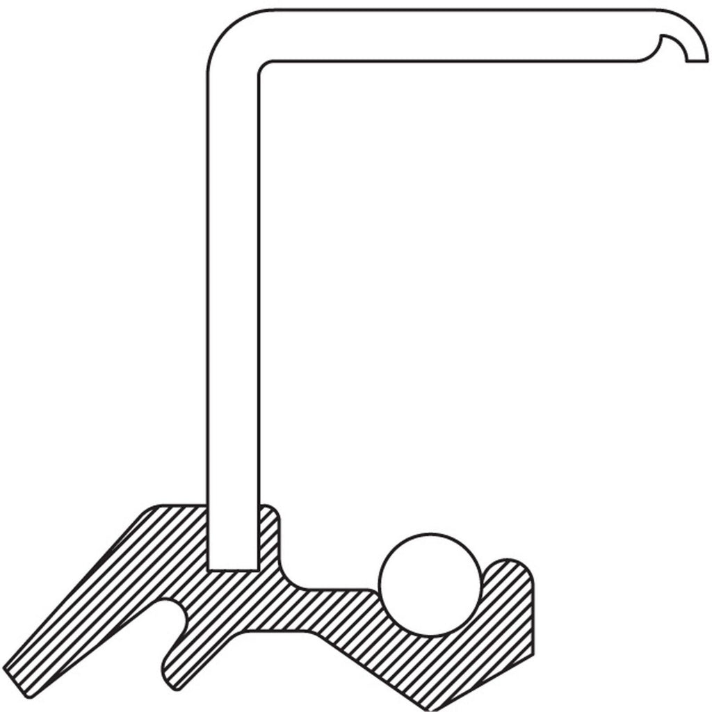 National Wheel Seal for Prizm, Corolla, Mirage, Summit, Colt, MR2 4898