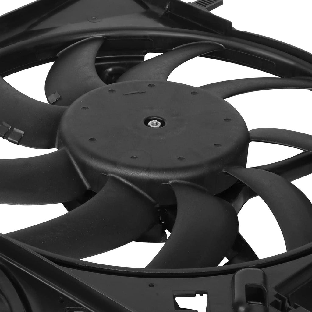 OEM-RF-0299 Factory Style Radiator Cooling Fan Assembly Compatible with 07-16 A4 / 14-16 A4 Allroad / 08-17 A5 / 13-16 Allroad / 09-17 Q5 / 13-15 S4 / 10-16 S5
