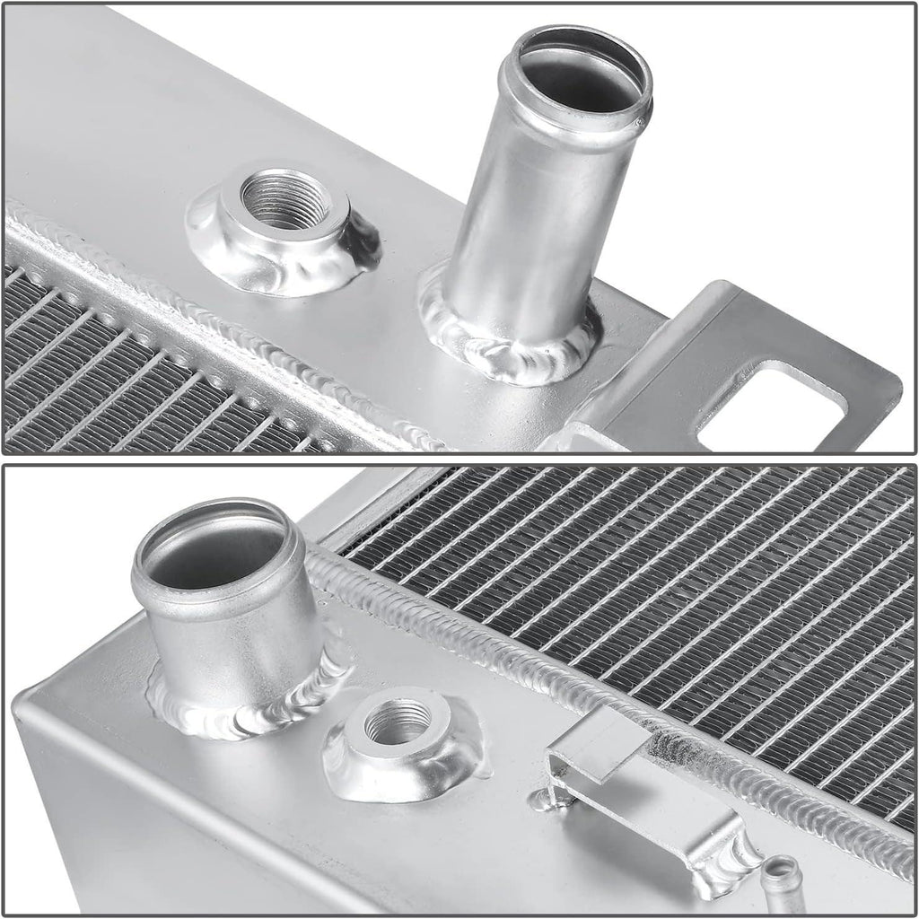 RA-ESCA-4 4-Row 34" Wide Full Aluminum Radiator Compatible with 02-14 Escalade / 99-13 Silverado 1500 2500/07-13 Avalanche / 00-14 Yukon 4.8L, 5.3L, 6.0L, 6.2L