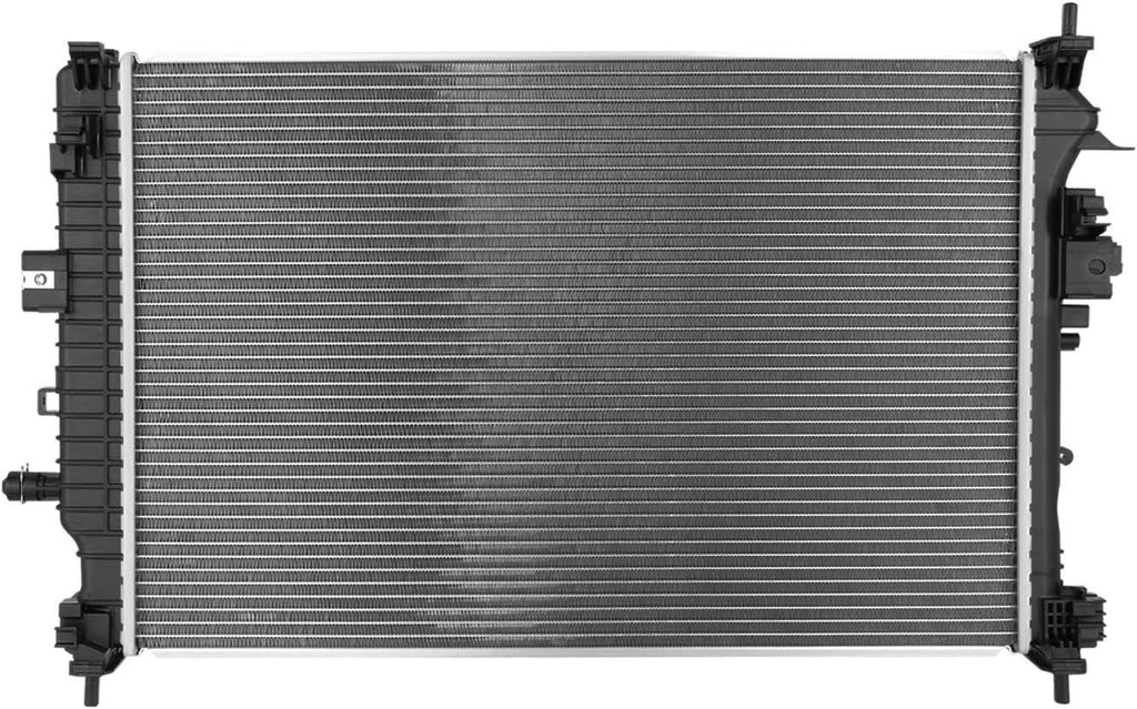 OEM-RA-13574 1-Row Aluminum Core Radiator Compatible with 17-19 Lacrosse 3.6L,26" W X 17-1/8" H X 1" D,1-11/32" Inlet / 1-11/32" Outlet