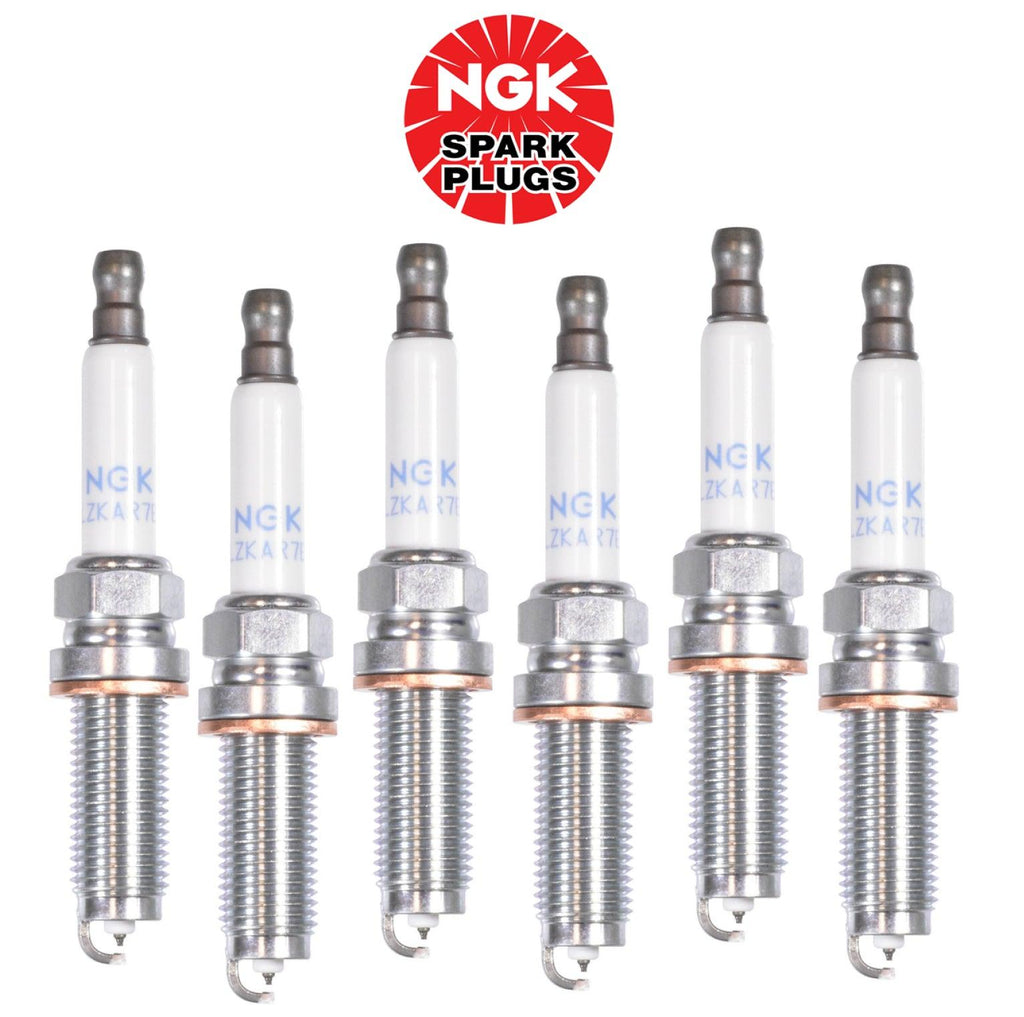 Spark Plugs Laser Iridium Plug 6Pcs NGK OEM for Jaguar F-Pace F-Type XE XF XJ