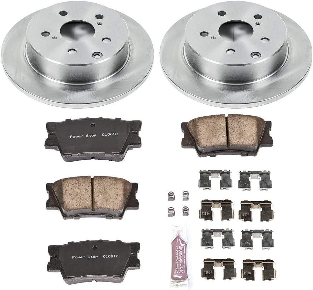 KOE4671 Autospecialty Rear Replacement Brake Kit-Oe Brake Rotors & Ceramic Brake Pads