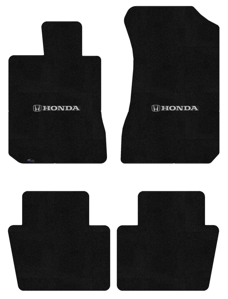 Lloyd Ultimat Front & Rear Mats for '00-02 Accord W/Silver & Black Honda H & Wor