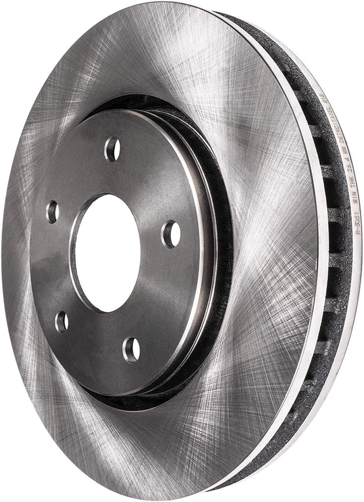 Detroit Axle - Front Brake Kit for 2003-2008 Toyota Corolla Matrix Pontiac Vibe Front Brake Rotors Ceramic Brake Pads 2004 2005 2006 2007 Replacement Brakes