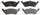 SGD858M Service Grade Semi-Metallic Disc Brake Pad Set