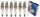 DENSO "PLATINUM" TT Spark Plugs (Set of 6) for 2005-2016 Nissan Frontier 4.0L V6