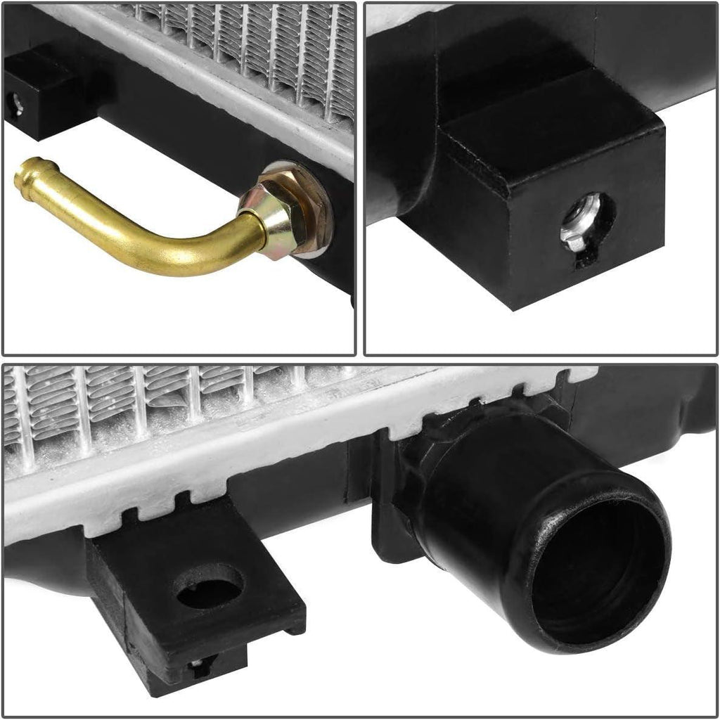 OEM-RA-2806 1-Row OE Style Aluminum Cooling Radiator Compatible with 05-10 Odyssey AT, 30-1/4" W X 17-11/16" H X 1" D, 1-1/4" Inlet, 1-5/16" Outlet