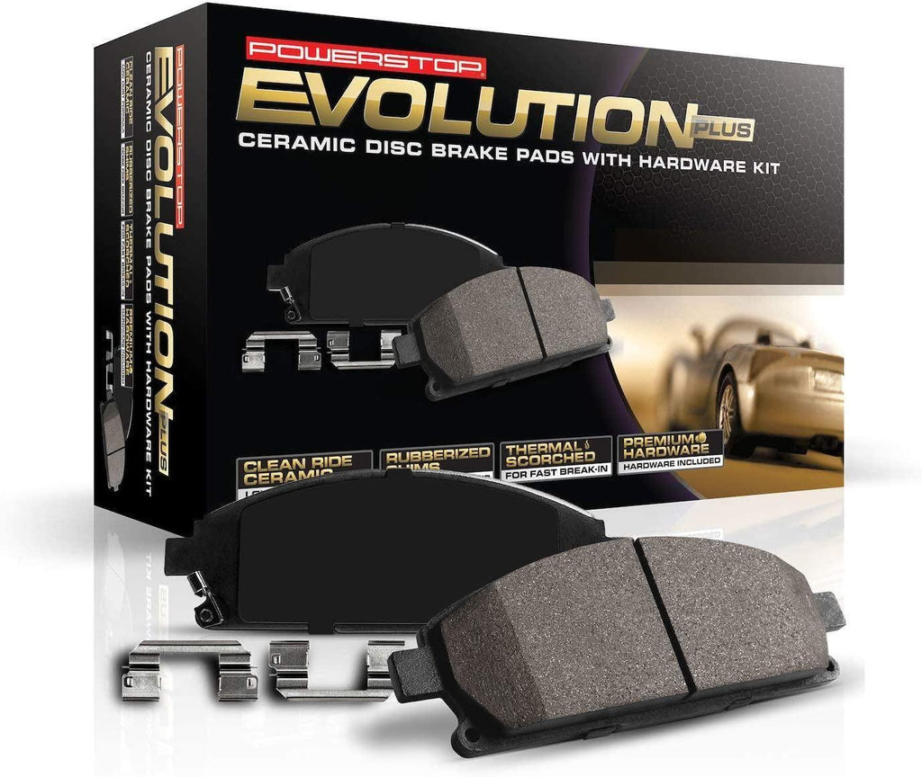 17-834, Z17 Rear Ceramic Brake Pads with Hardware
