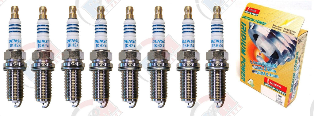 DENSO "IRIDIUM POWER" Spark Plugs IKH24 5346 (Set of 8)