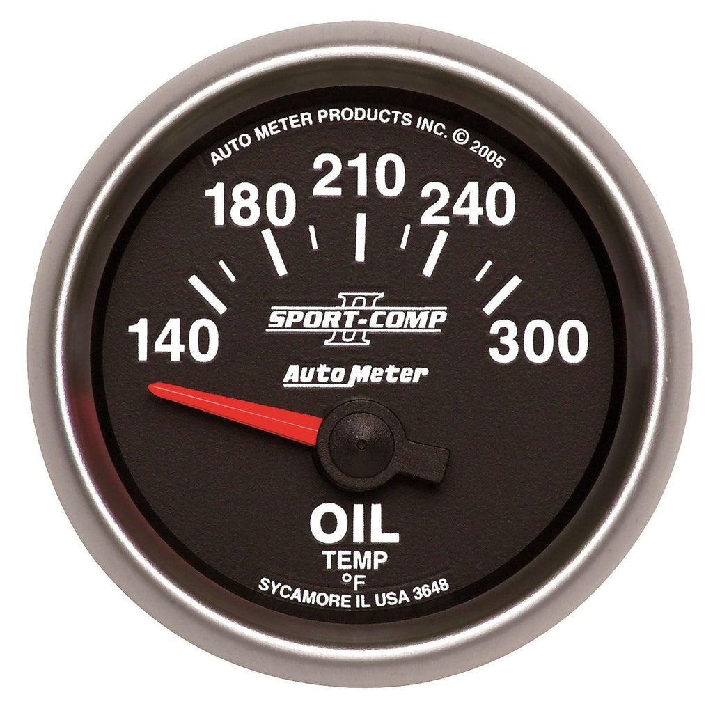 2-1/16 in. OIL TEMPERATURE 140-300 Fahrenheit SPORT-COMP II