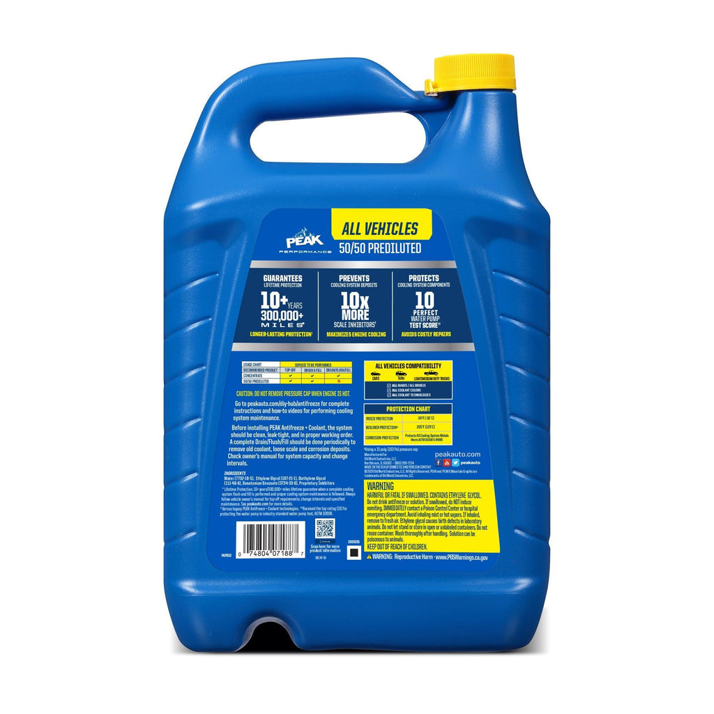 PEAK PKPB53 PREMIUM 50/50 Antifreeze + Coolant