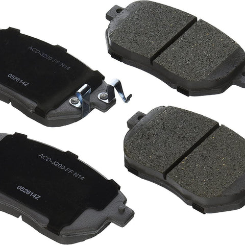 Silver 14D969CH Ceramic Front Disc Brake Pad Set