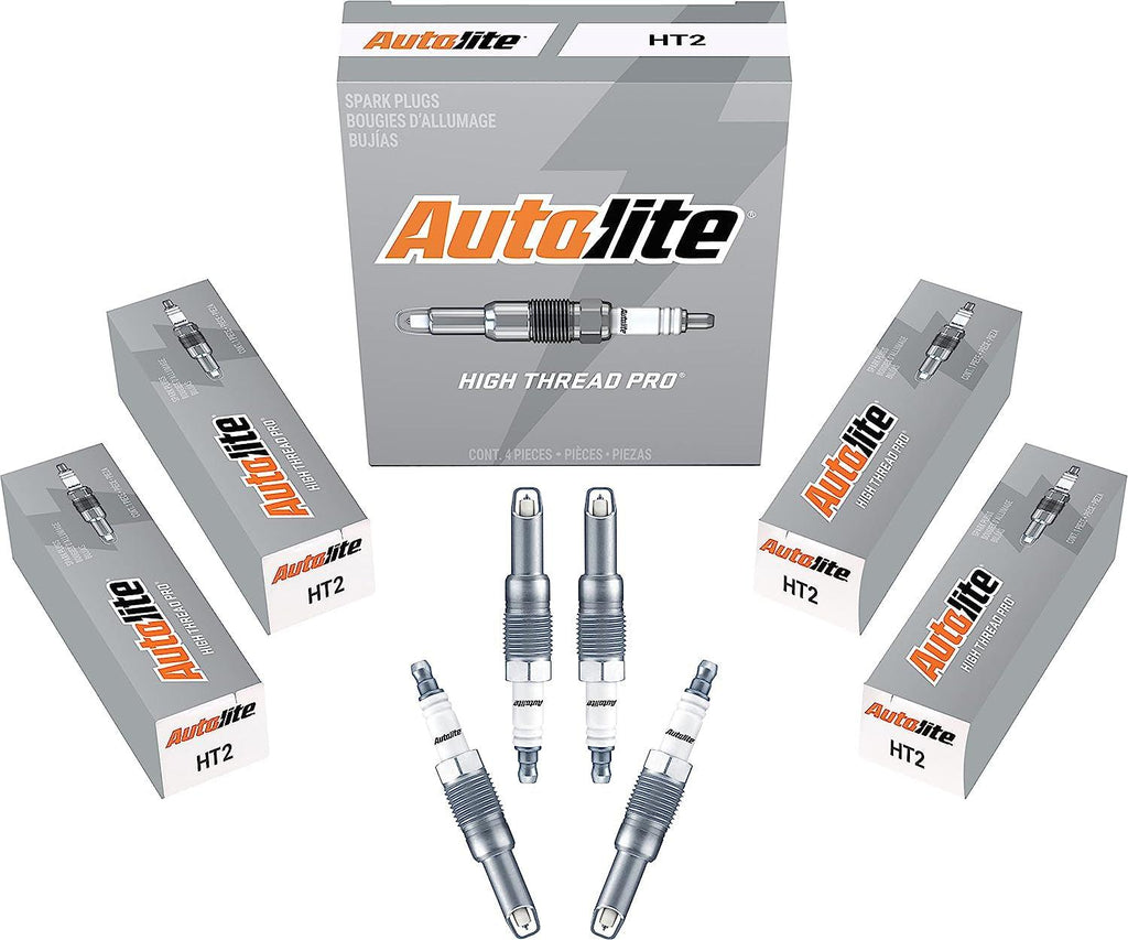 HT2-4PK Platinum High Thread Spark Plug, 4 Pack