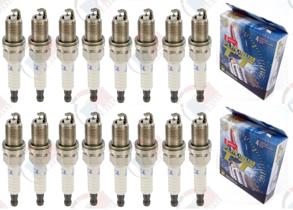 DENSO "PLATINUM" TT Spark Plugs (Set of 16) for 2011-2015 RAM 1500 2500 5.7L V8