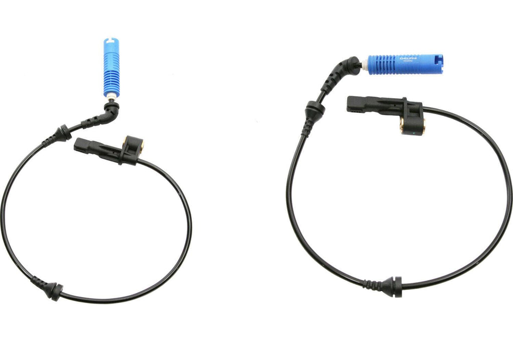 Front PAIR Delphi ABS Wheel Speed Sensor for 2001-2006 BMW 330Ci (58000)