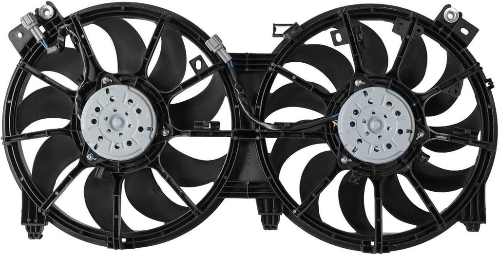 OEM-RF-0230 Factory Style Radiator Cooling Fan Assembly Cooling Efficiency Improved Direct Replacement [Compatible with Nissan Maxima 2009-2014] , Black