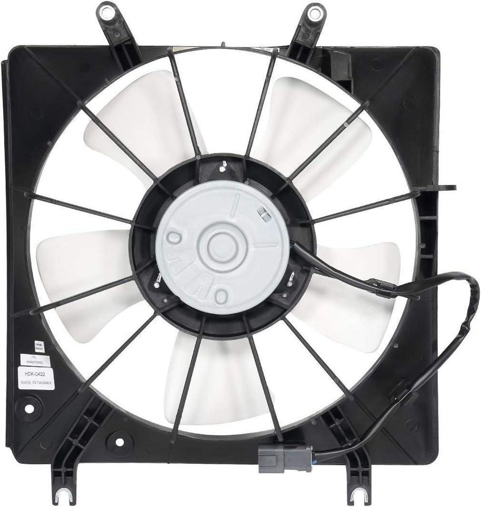 OEM-RF-0173 Factory Style Radiator Cooling Fan Assembly Cooling Efficiency Improved Direct Replacement [Compatible with 1998-2002 Accord]