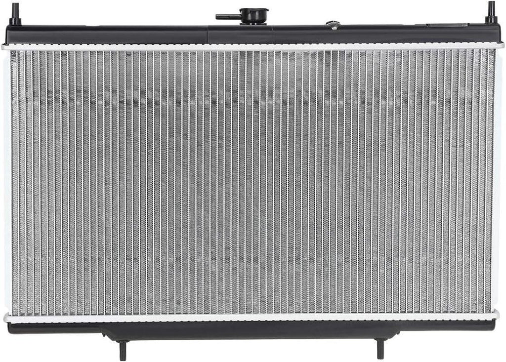 OEM-RA-2998 Aluminum Core Radiator Compatible with 07-12 Sentra AT/MT,27-1/4" W X 14-3/4" H X 5/8" D,1-3/8" Inlet / 1-3/8" Outlet