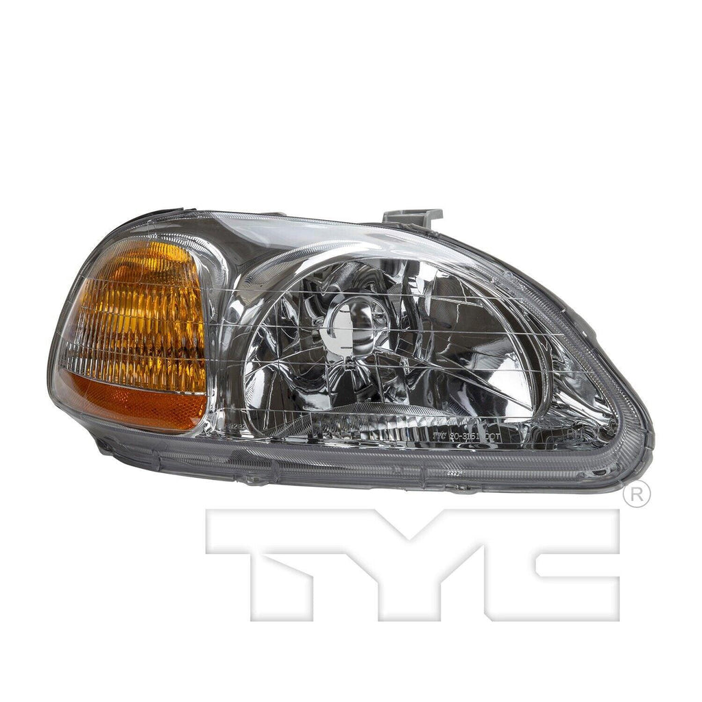 TYC Headlight Assembly for 1996-1998 Civic 20-3161-01
