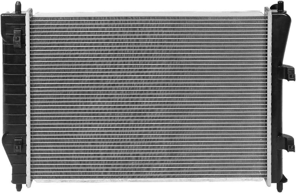 DNA Motoring  Factory Style Aluminum Radiator Compatible with 05-13 Corvette,23-7/16" W X 17-3/16" H X 1" D,1-5/16" Inlet / 1-5/16" Outlet