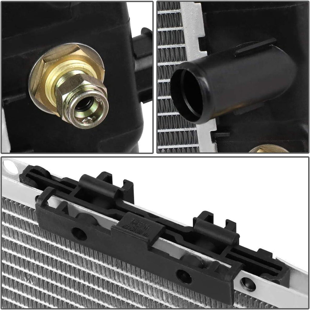 OEM-RA-1518 OE Style Bolt-On Aluminum Core Radiator Compatible with 94-97 Regal/Lumina/Monte Carlo/Cutlass Supreme, 30-1/2" W X 14-7/8" H X 1" D, 1-5/16" Inlet, 1-5/16" Outlet