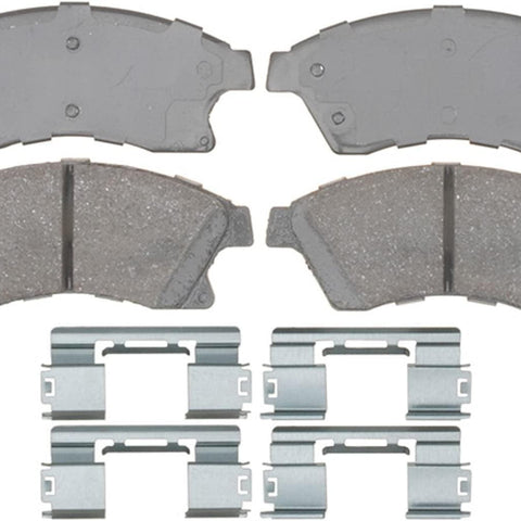 Gold 17D1522CH Ceramic Front Disc Brake Pad Set