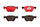 Brembo Front Disc Brake Pad Set for 528I, 528I Xdrive (P06060N)