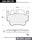 Centric Front Disc Brake Pad for Boxster, Cayman, Carrera GT, 911 (102.09170)