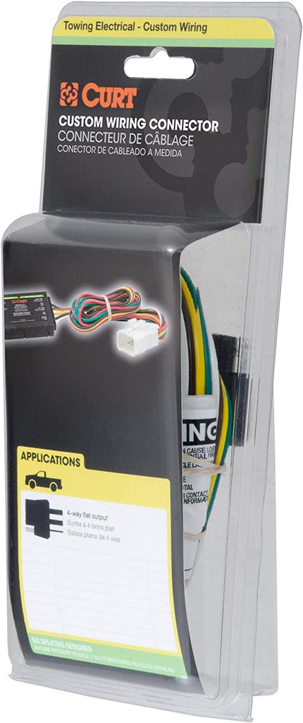 55336 Vehicle-Side Custom 4-Pin Trailer Wiring Harness, Fits Select Honda Accord, CR-V, Odyssey, Pilot, Acura Integra, CL, RL, TL, MDX