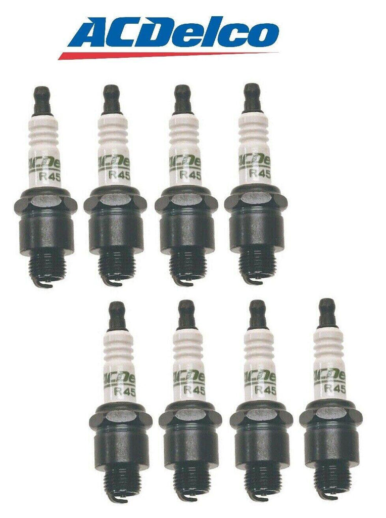 Set of 8 Spark Plugs Acdelco for Buick Caddy Pontiac Chevy Dodge Fargo 8 CYL