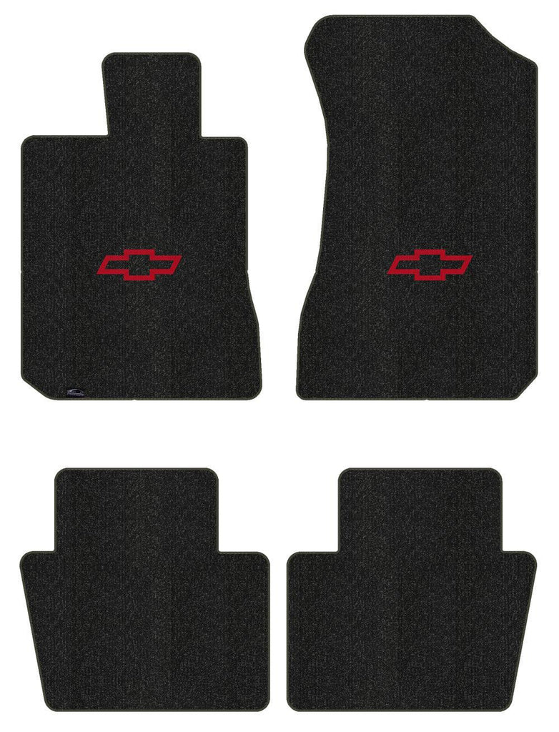 Lloyd Berber Front & Rear Mats for '72-76 Caprice W/Red Chevy Outline Bowtie
