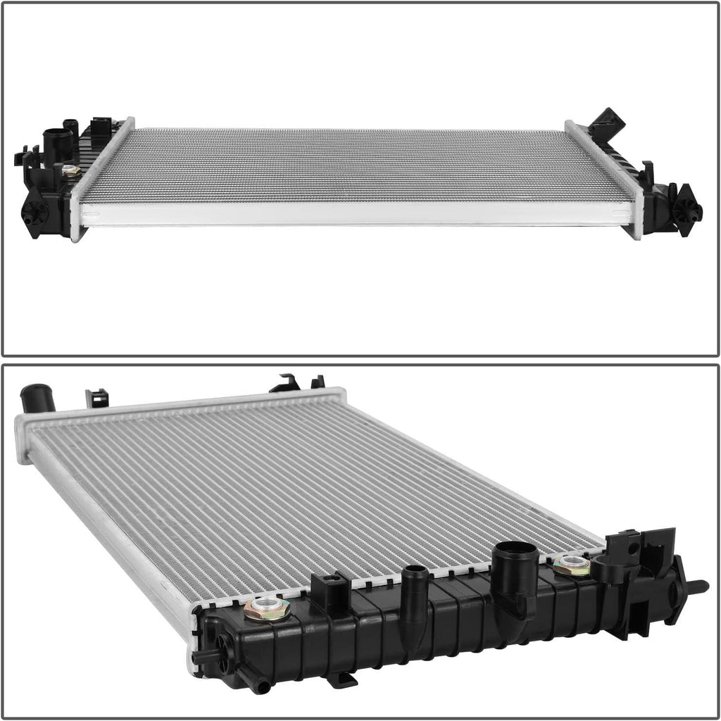 OEM-RA-2605 1-Row Aluminum Core Radiator Compatible with 01-03 Saturn L100 L200, 23-5/8" W X 14-1/2" H X 1" D, 1-3/8" Inlet / 1-3/8" Outlet