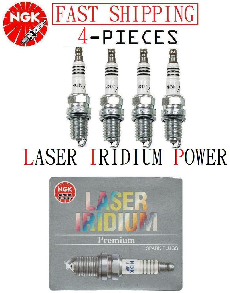 Honda Civic DX LX EX 1.8L R18A1 NGK Laser Iridium Long Life Spark Plug Set of 4
