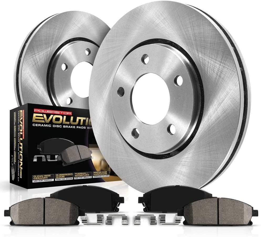 KOE8184 Autospecialty Rear Replacement Brake Kit-Oe Brake Rotors & Ceramic Brake Pads