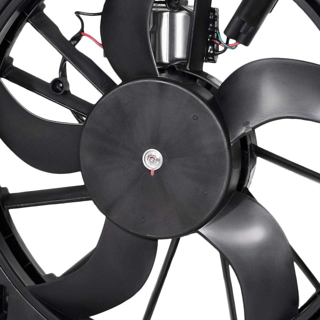 OEM-RF-0091 Factory Style Radiator Cooling Fan Assembly Cooling Efficiency Improved Direct Replacement [Compatible with 10-12 Fusion / 11-12 Mkz / 10-11 Milan],Black