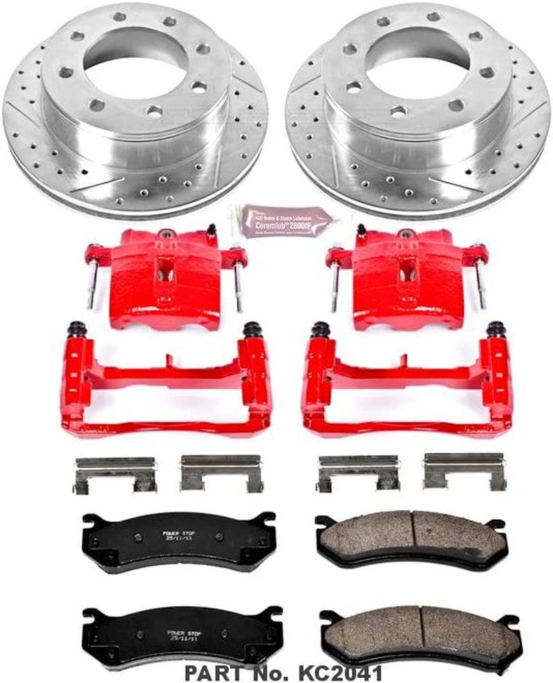 POWER STOP  KC2041 1-Click Performance Brake Kit with Calipers