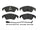 Brembo Front Disc Brake Pad Set for Audi (P85098)