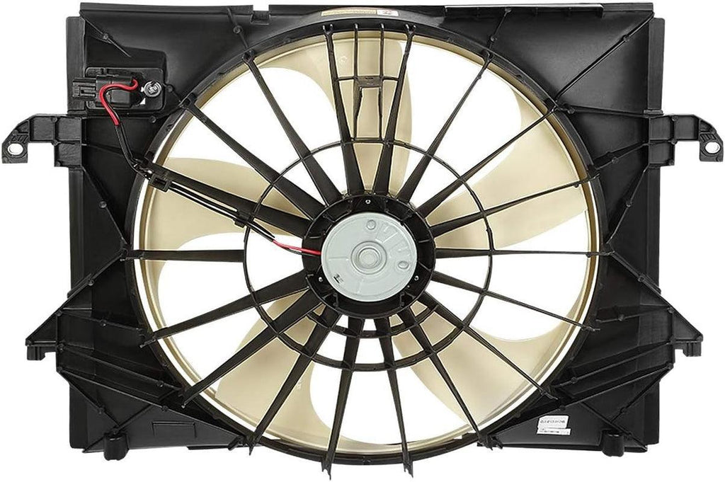 OEM-RF-0082 Factory Style Radiator Cooling Fan Assembly Cooling Efficiency Improved Direct Replacement [Compatible with 09-10 Dodge Ram 1500 Pickup]