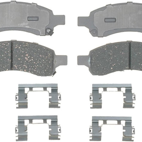 14D1169CH Advantage Ceramic Front Disc Brake Pad Set with Hardware