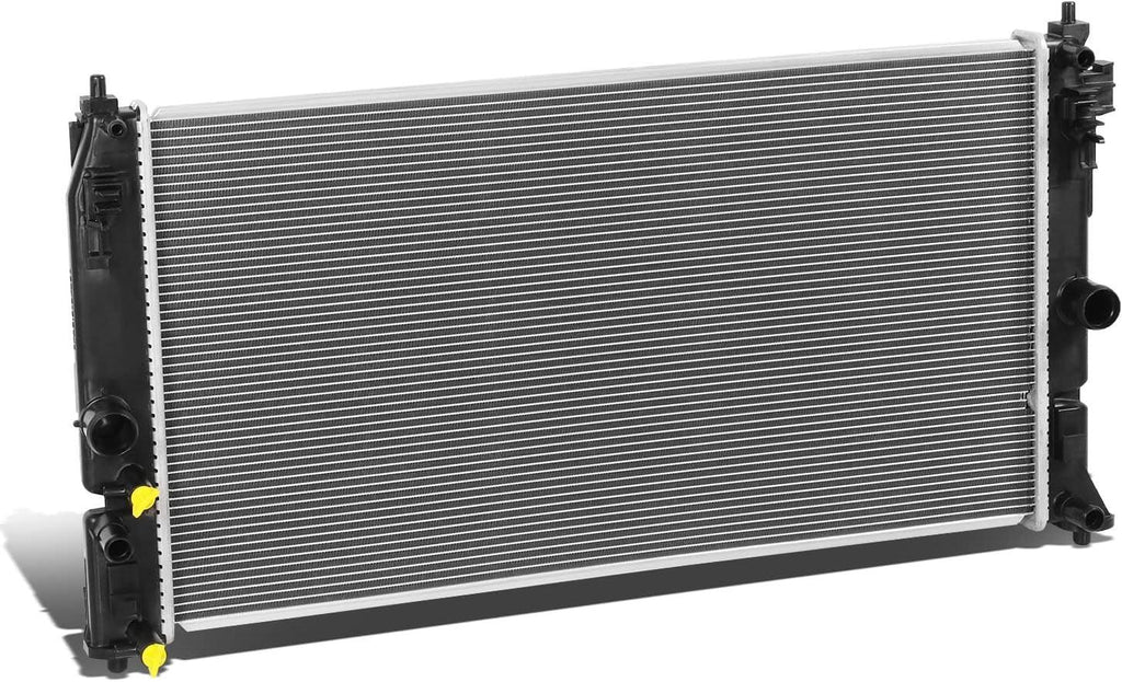 OEM-RA-13591 1-Row Aluminum Core Radiator Compatible with 19-20 UX250H / 16-20 Prius,26-1/2" W X 17-3/4" H X 5/8" D,1-3/8" Inlet / 1-3/8" Outlet