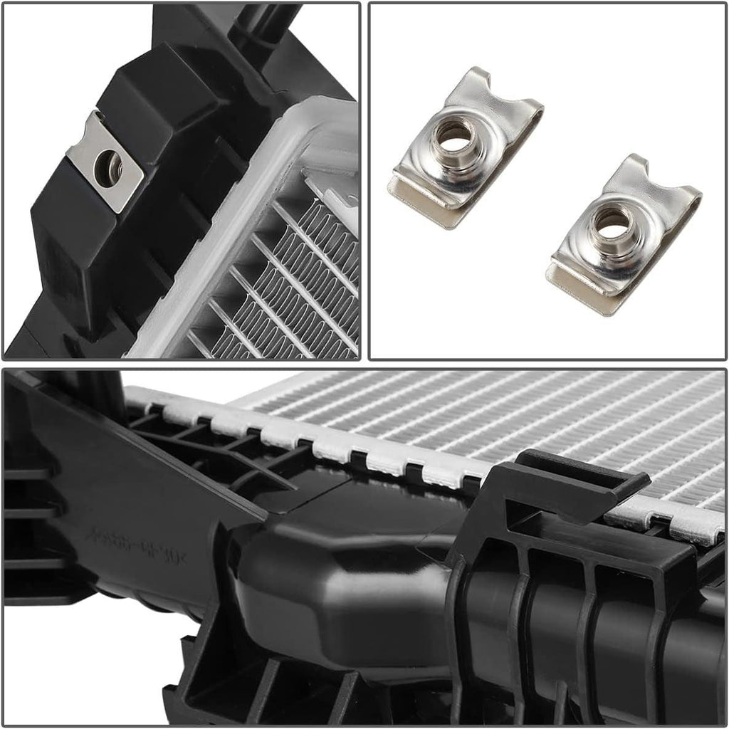 OEM-RA-13306 OE Style 1-Row Aluminum Cooling Radiator Compatible with 2013-2018 Police Intercepter Sedan / 2013-2019 Taurus 3.5L 3.7L