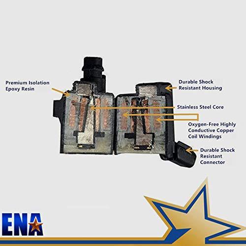 ENA Set of 10 Ignition Coil Pack Compatible with Ford Super Duty E-350 E-450 F-350 F-450 F-550 Econoline Excursion 6.8L V10 Replacement For 3W7Z12029AA 3W7Z-12029-AA 1L2Z-12029-AA