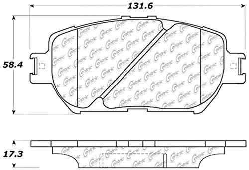 Centric (103.09080) Brake Pad, Ceramic