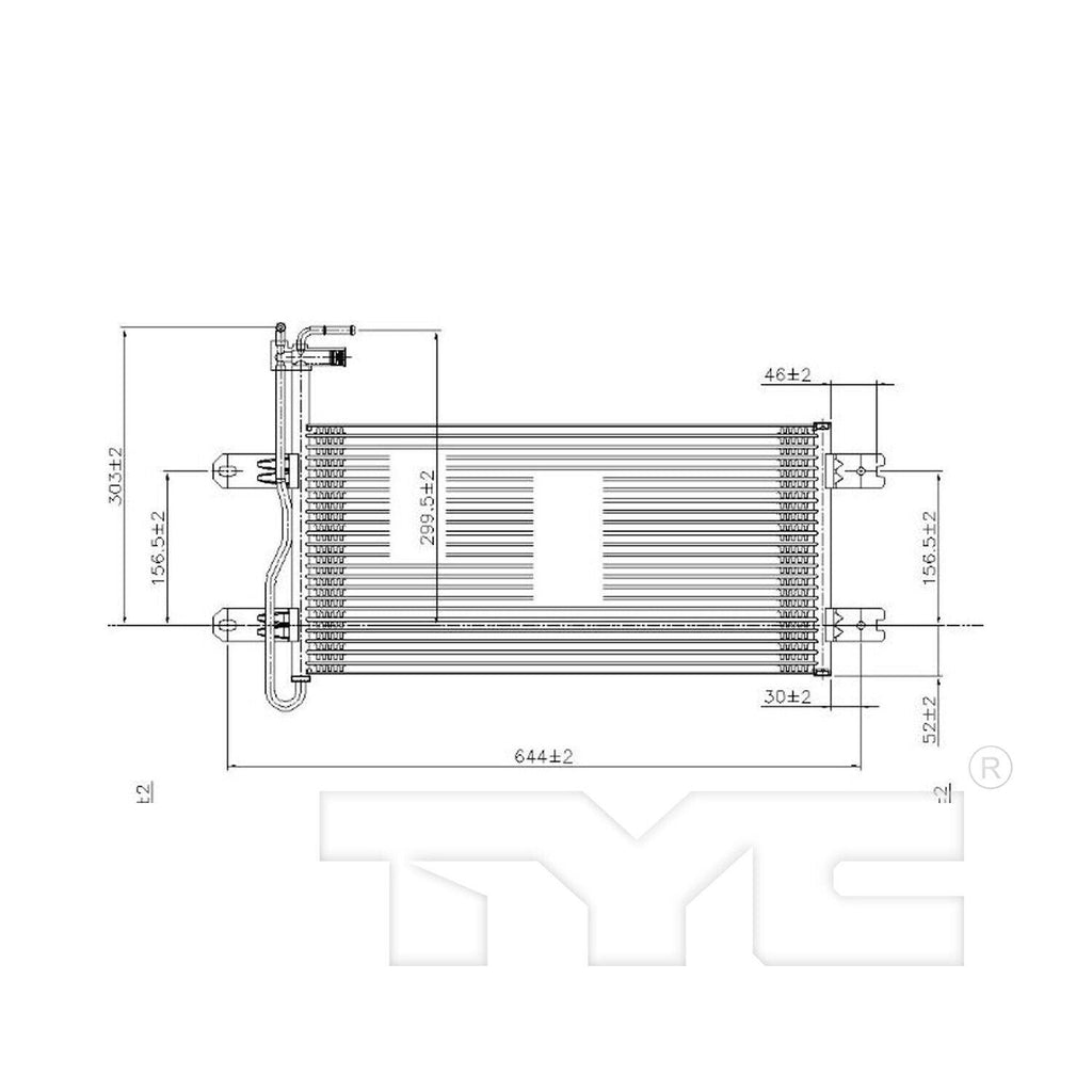 TYC Automatic Transmission Oil Cooler for Armada, Pathfinder Armada 19079