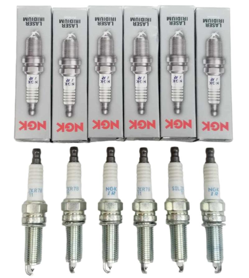 NGK LASER IRIDIUM Iridium Spark Plugs ILZKR7B11S 5787 Set of 6