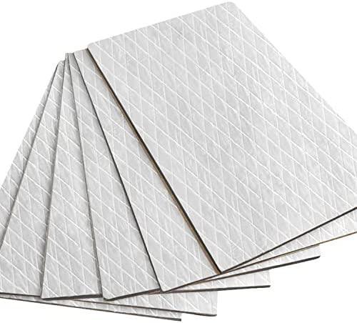 GOSCHE 197mil 36 sqft Sound Deadening Mat, 5mm Sound Deadening Heat Shield Insulation Mat with Self-Adhesive PE Foam Dampening Material for Car Hood Trim Roof Door 9.8″x 15.7″(34-Piece)